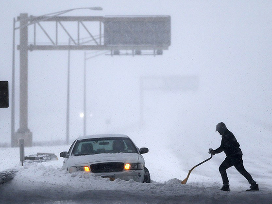 Снег в США: зимний шторм бушует в южных штатах